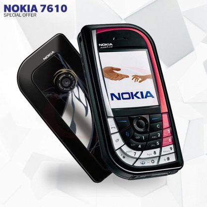 ĐIỆN THOẠI NOKIA 7610 CHIẾC LÁ (TẶNG THẺ NHỚ)