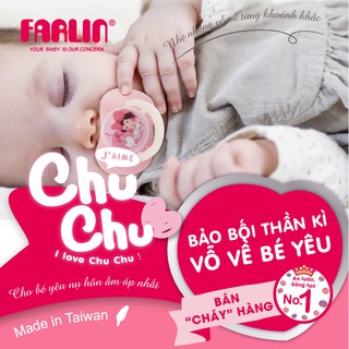 Ty ngậm chu chu cherry cho bé từ 6th farlin có dây gài - ba-20009
