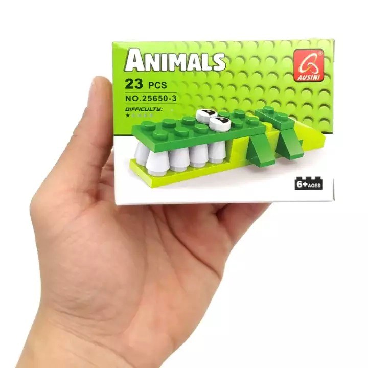 Đồ chơi lắp ráp AUSINI Animal chủ đề động vật 25650