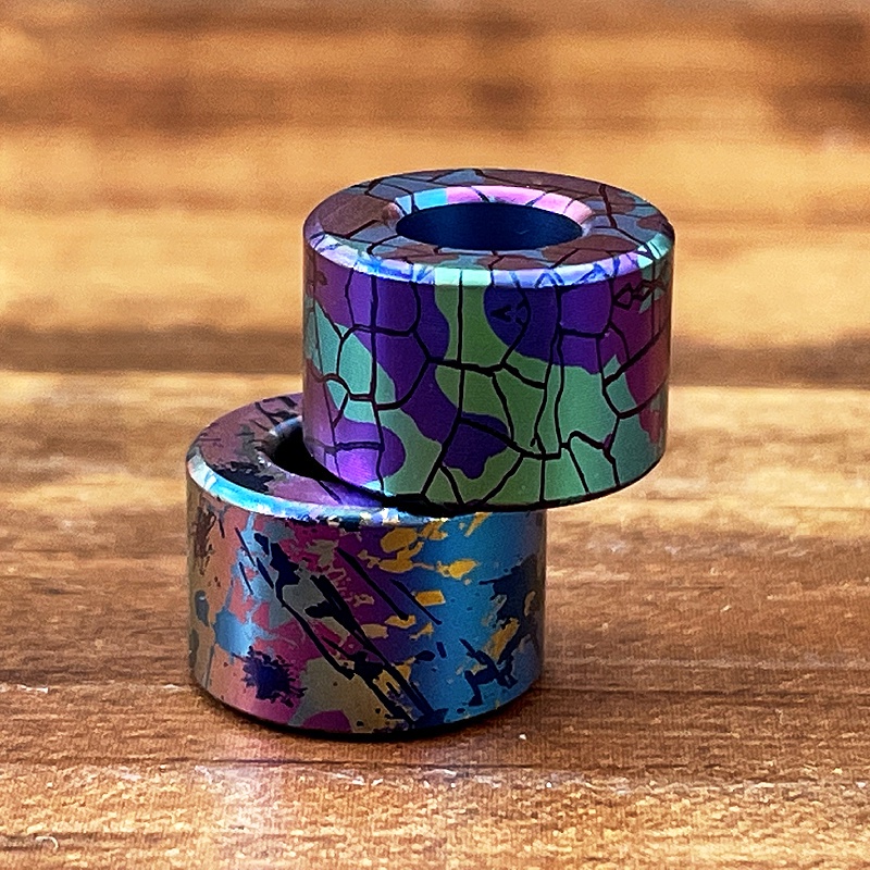 Móc Khóa Hình Trụ Bằng Hợp Kim Titan Nhiều Màu Sắc