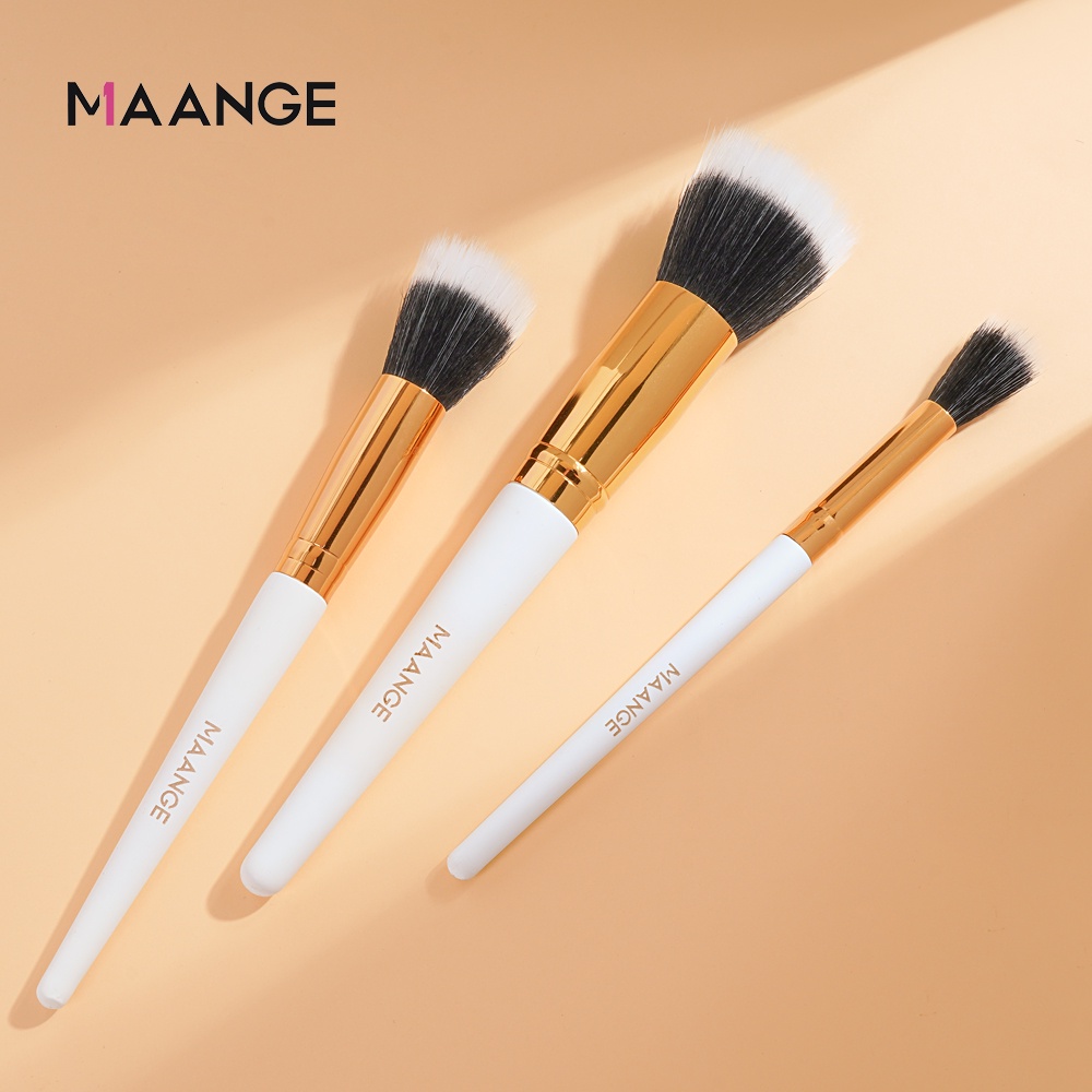 Set 3 cọ trang điểm MAANGE đánh phấn má hồng bắt sáng