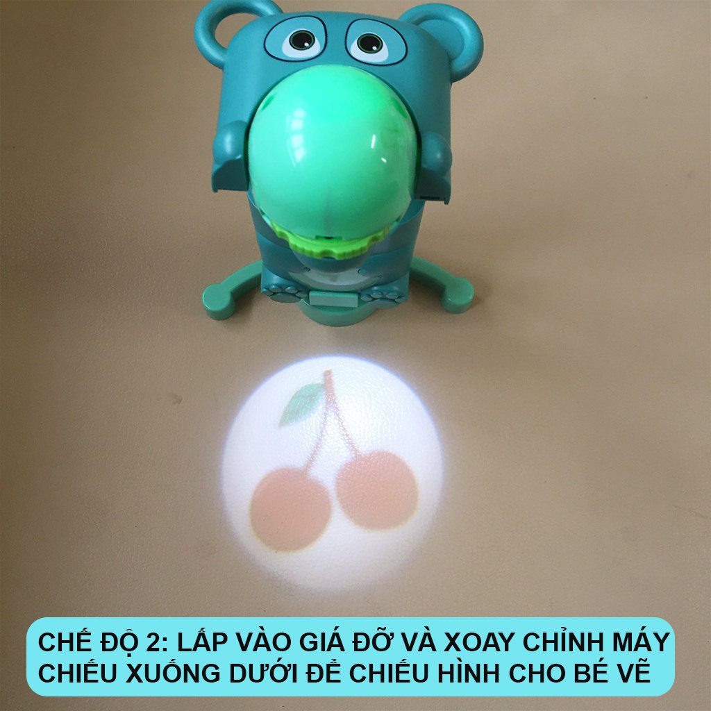Máy chiếu hình đa năng 3 trong 1 Sản Phẩm Cao Cấp Chính Hãng Cho Bé Tập Vẽ, MÁY ẢNH, ĐÈN PIN CHIẾU