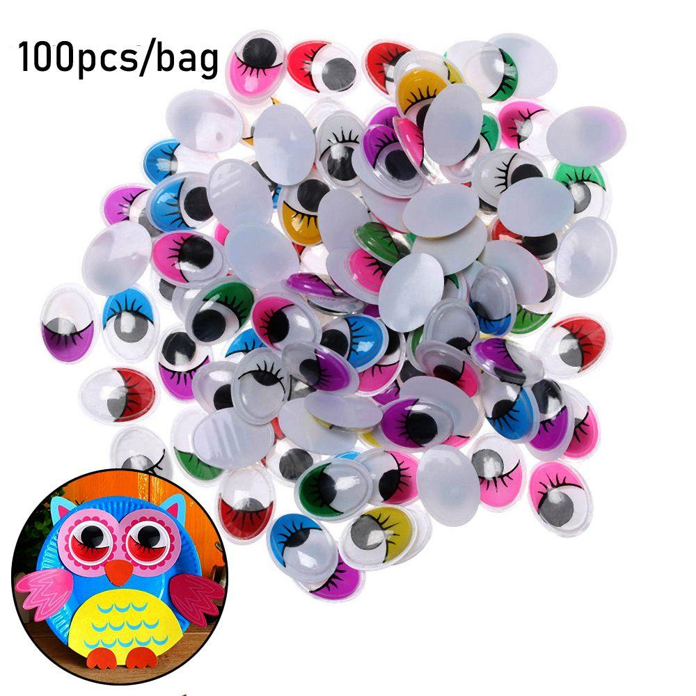 Túi 100 Con Mắt Gấu Trúc / Cầu Vồng Đồ Chơi Cho Bé