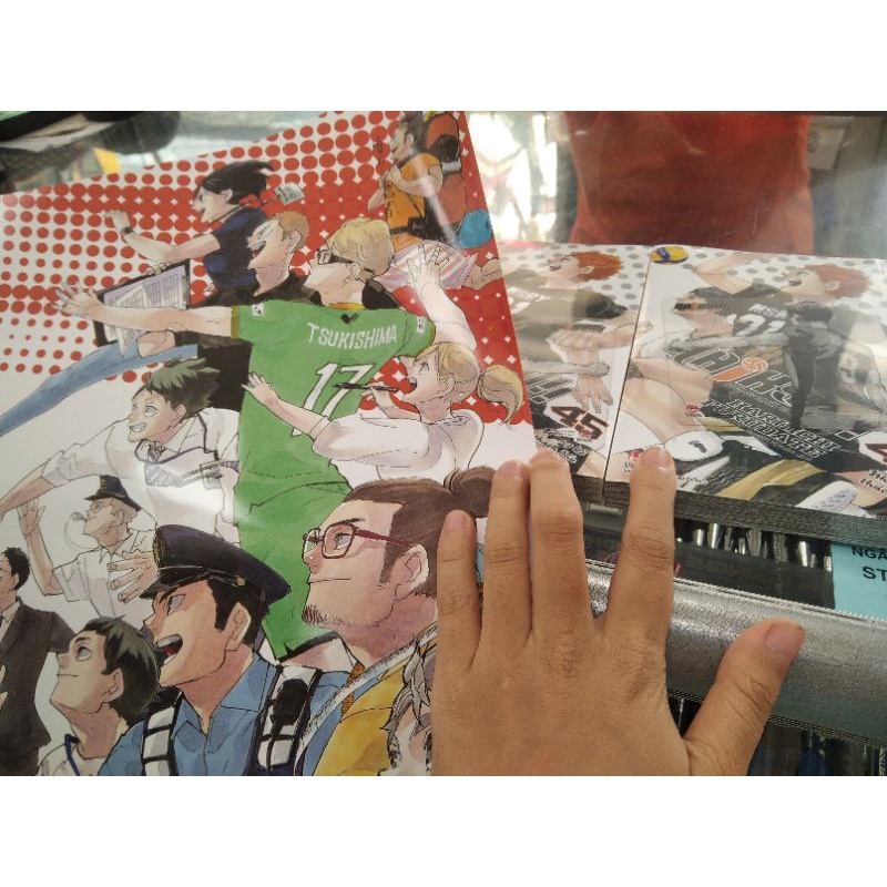 chàng khổng lồ tí hon Haikyu 44,45 ( có pot-tơ)
