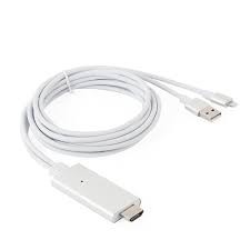 [Bán Giá Gốc] Dây cáp Lightning HDMI Iphone Kết Nối Điện Thoại Sang TiVi Chất Lượng Full HD