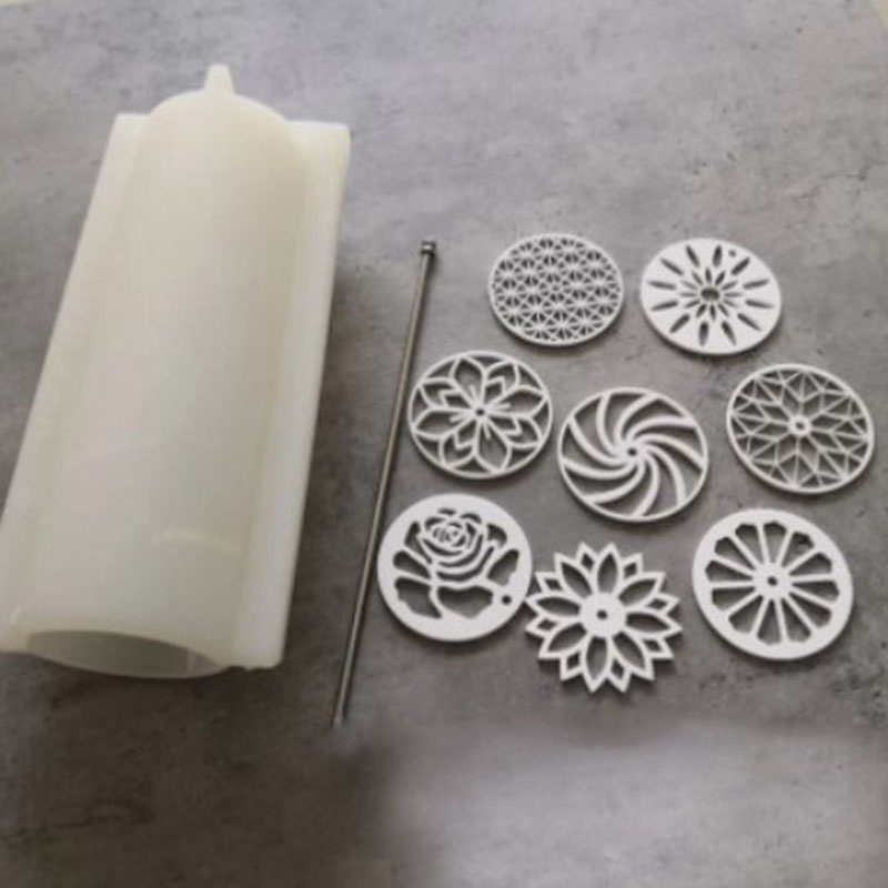 1 Bộ Acrylic kéo qua ống kính định hình xà phòng 1000Ml Khuôn xà phòng Silicone ống