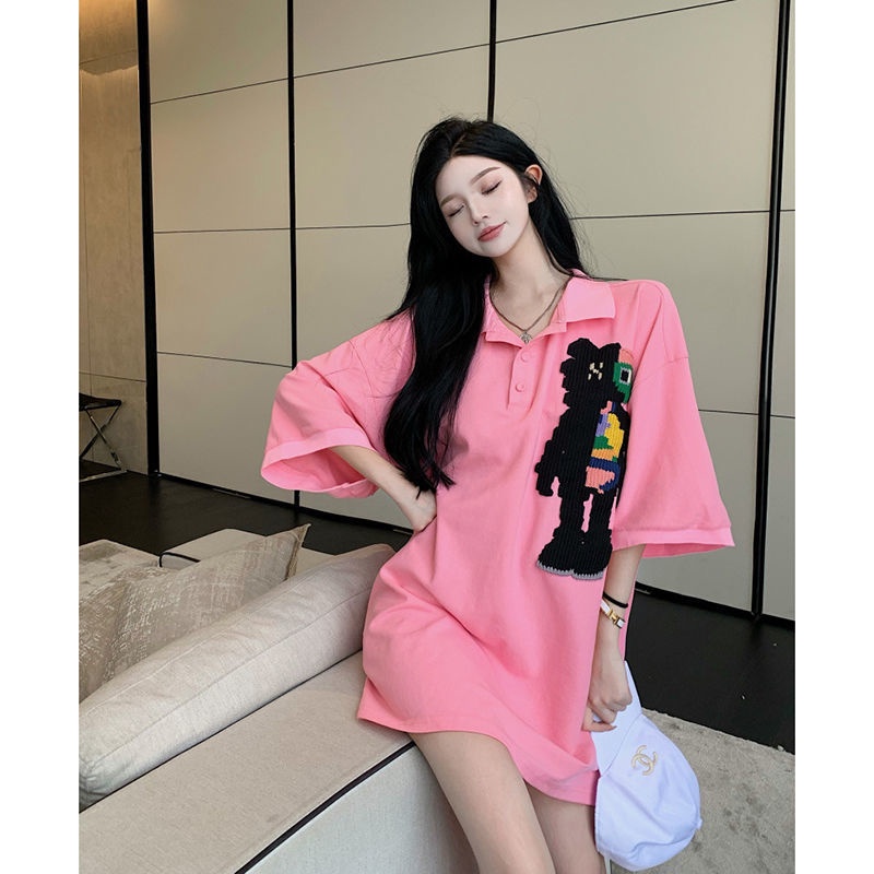 Jiashucheng Áo Thun Tay Ngắn Dáng Rộng Plus Size Thời Trang Mùa Hè Cho Nữ