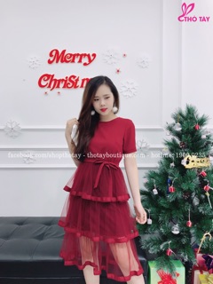 Đầm lưới xoè