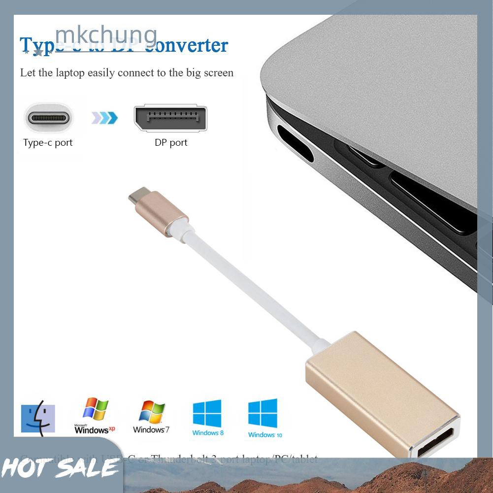 Đầu Chuyển Đổi Usb 3.1 Type C Sang Dp Cho Macbook Pro 2016 2017