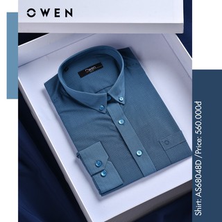(OWEN GIẢM GIÁ ) - Áo sơ mi dài tay Owen chính hãng - AS68048D