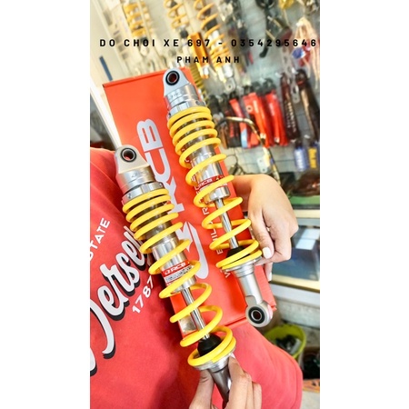 Phuộc sau RCB 60LBS chính hãng lắp Wave, Dream. Fullbox Bảo hành 12 tháng