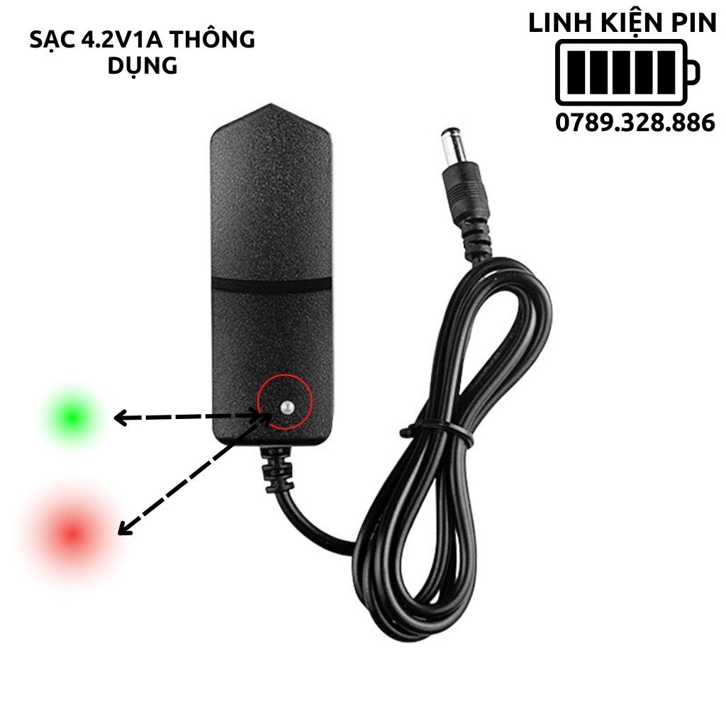 Sạc pin Lion 1S 4.2V có đèn báo đầy