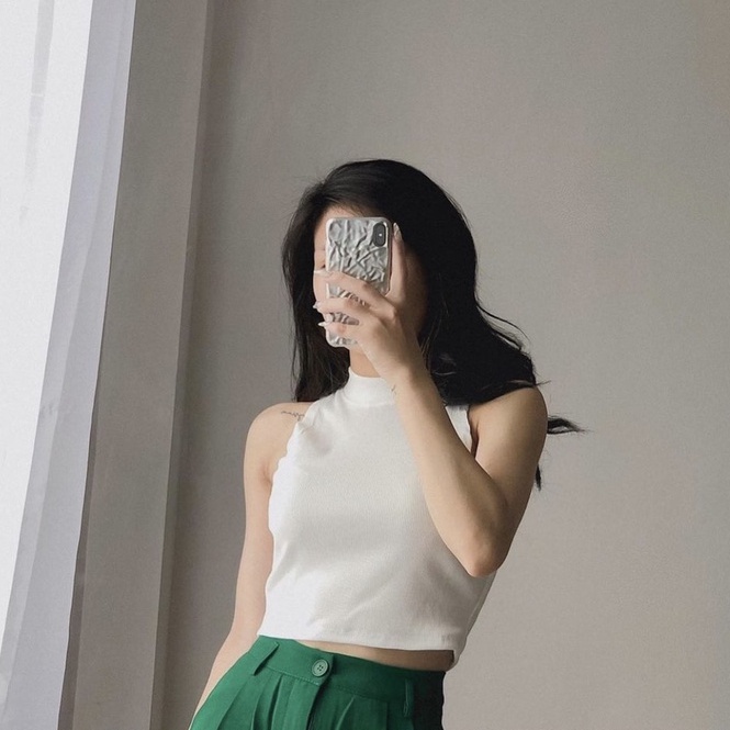 Áo ba lỗ sát nách croptop nữ ôm body