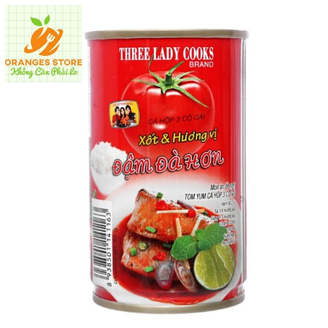 Cá mòi 3 cô gái - Cá nục sốt cà 155g