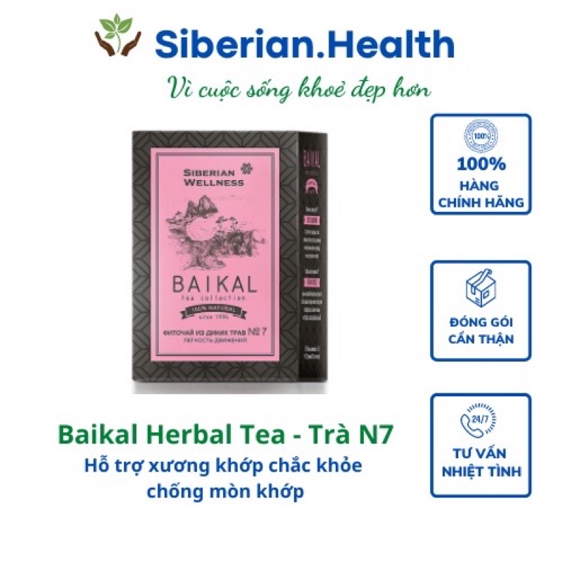 [Trà khớp N7, kho Việt] trà thảo mộc baikal N7 dành cho người viêm khớp của siberian