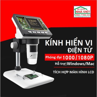 Kính hiển vi điện tử phóng đại 1000x FullHD LCD 4.3inch Inskam 307