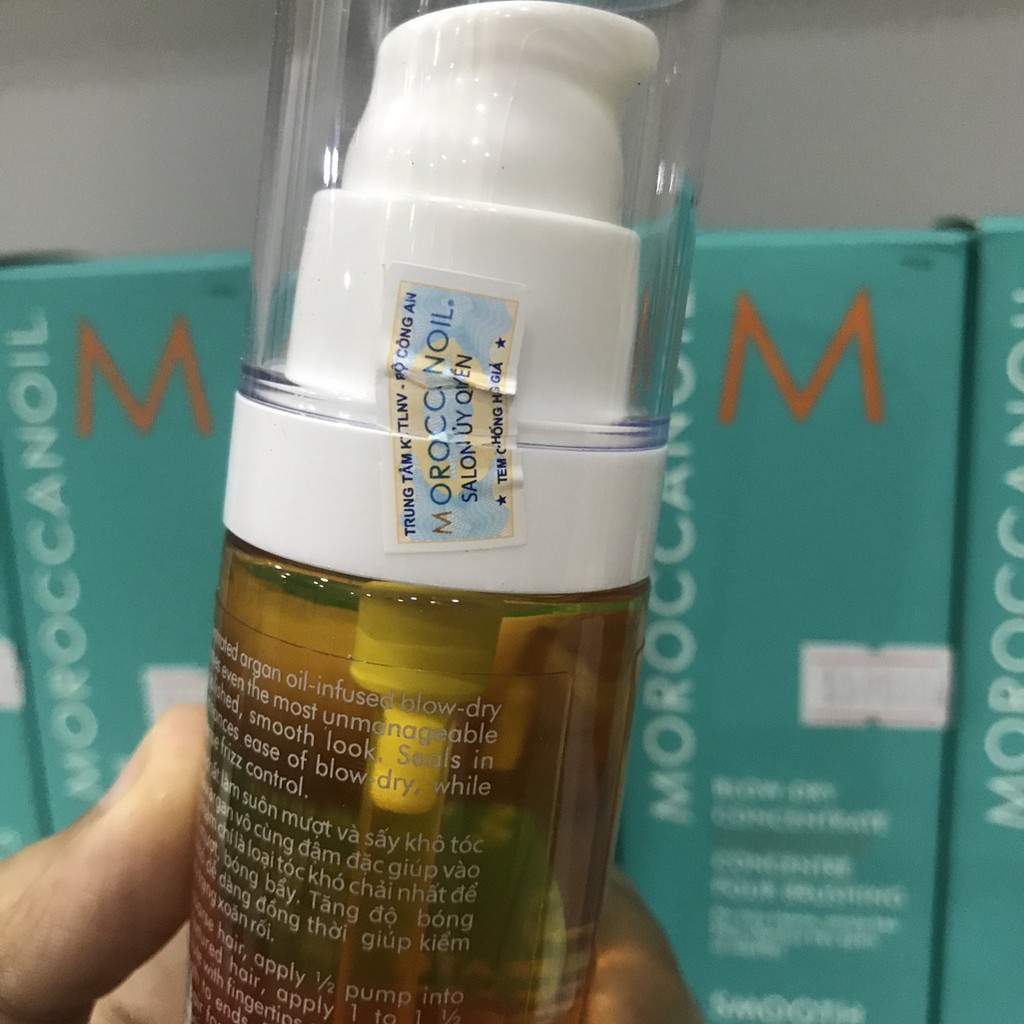 Tinh dầu Moroccanoil Smooth cho tóc rất thô cứng, khó vào nếp 50ml