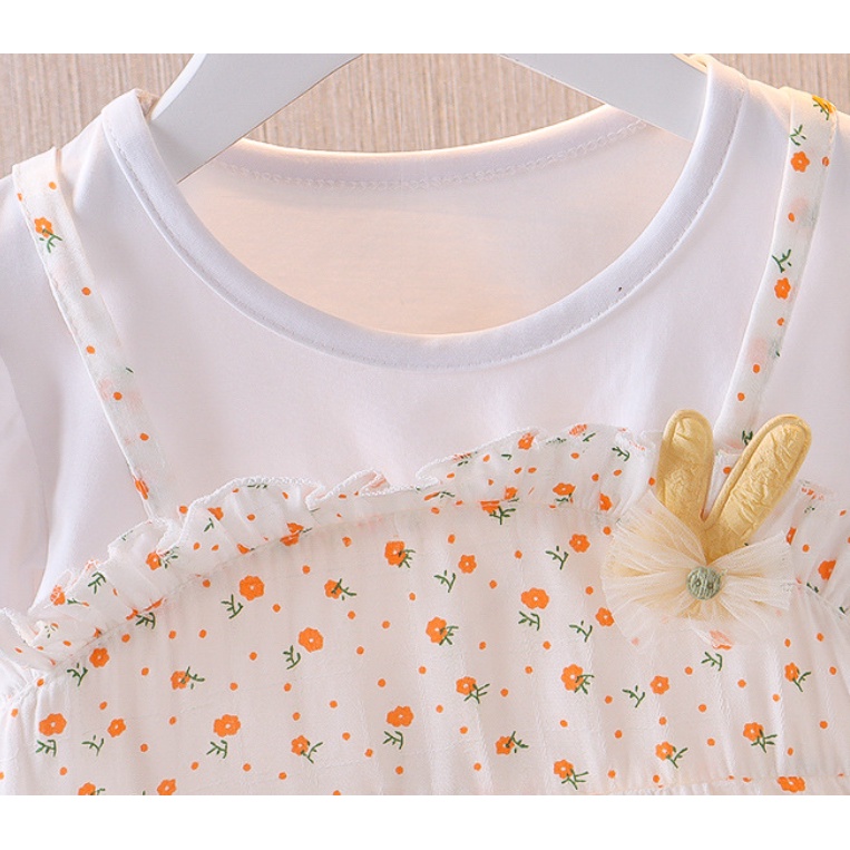 Đầm Công Chúa Chất Liệu Cotton Thời Trang Mùa Hè 2023 Mới Cho Bé Gái 1-3 Tuổi