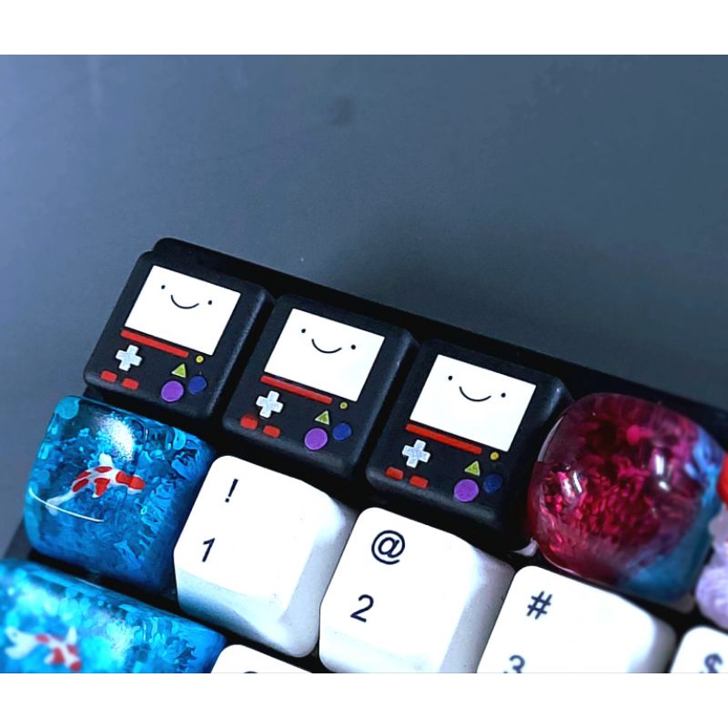 Keycap resin BMO tone đen trang trí bàn phím cơ gaming