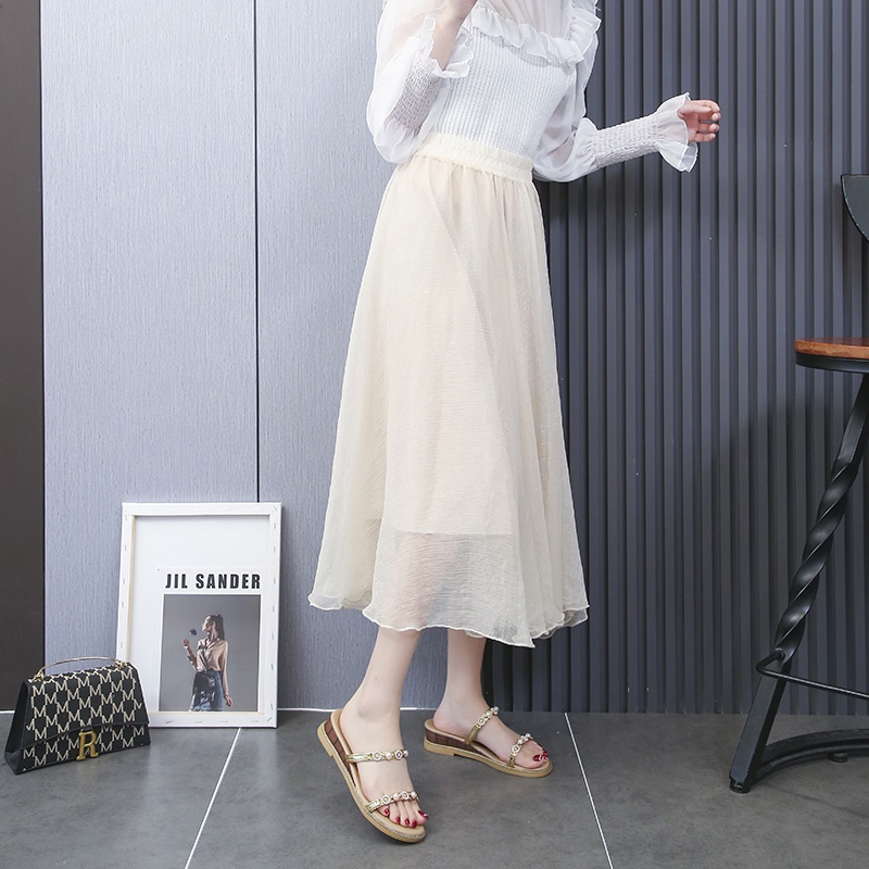 Xăng đan Da Hở Ngón Thời Trang Sành Điệu Cho Nữ