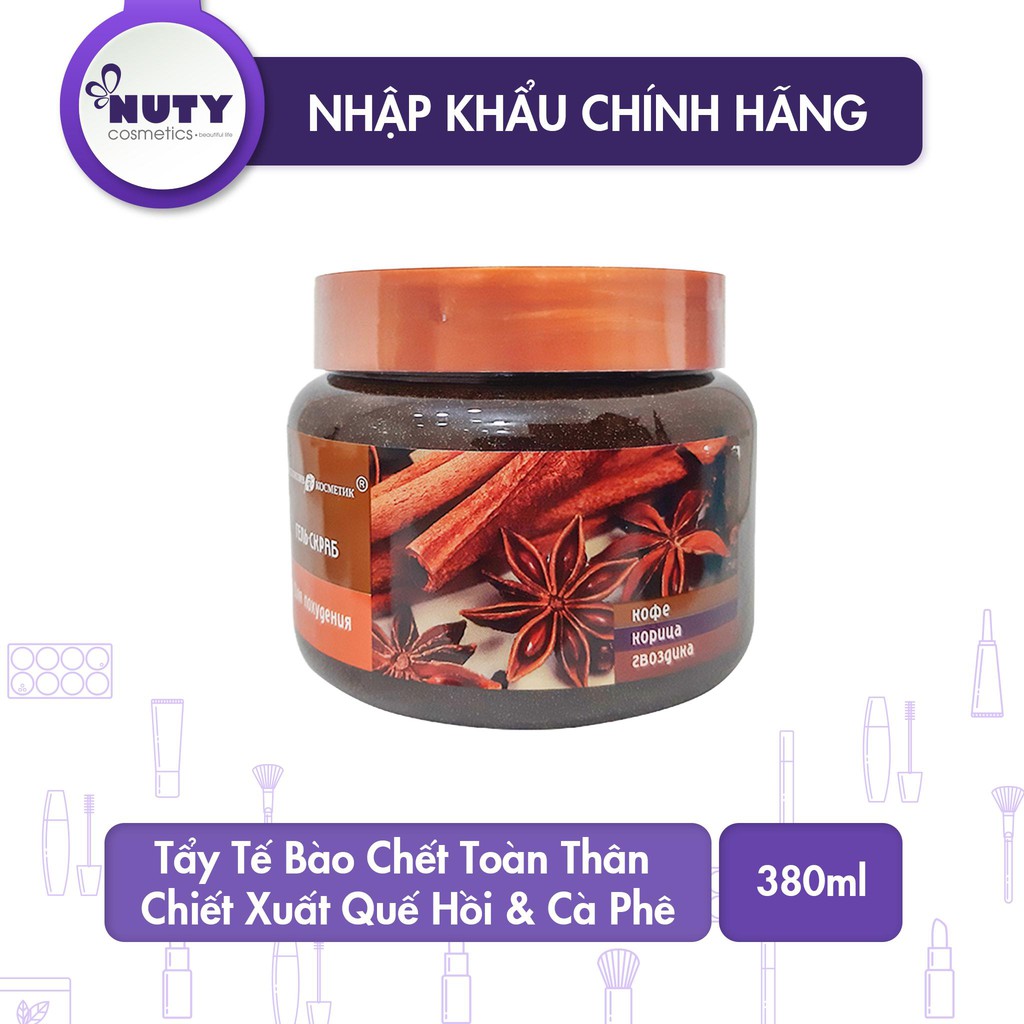 Tẩy Tế Bào Chết Toàn Thân Exclusive Belarus Chiết Xuất Quế Hồi & Cafe (380ml) | BigBuy360 - bigbuy360.vn