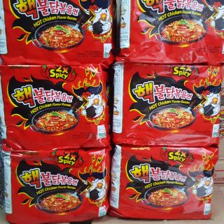 (Combo 5 gói) Mì Cay 2x Spicy Samyang (140g) Hàn Quốc