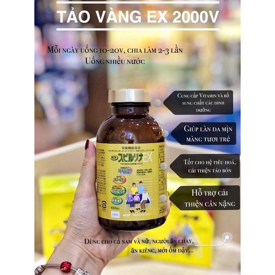 🍁🍁🍁Tảo vàng EX Nhật Bản – Bí quyết sống khỏe, chống ung thư của người Nhật 🍁🍁🍁