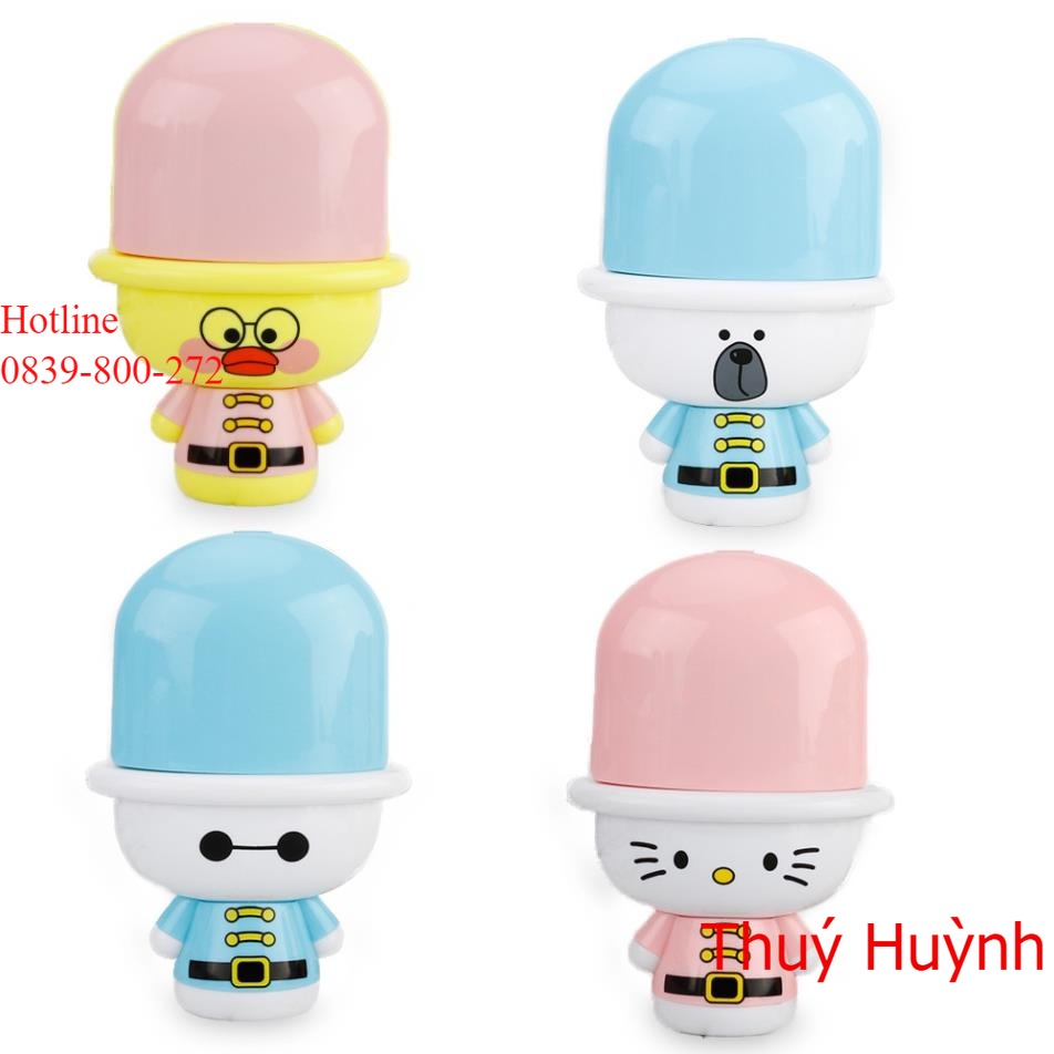 Đèn led để bàn có gương hình thú Ánh sáng trắng chống mỏi mắt khi làm việc học tập lâu Chất liệu bền đẹp "Thuý Huỳnh"