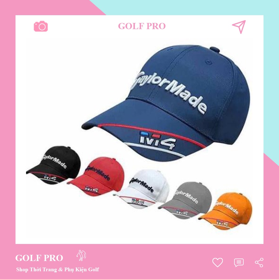 Mũ golf nam lưỡi trai thoáng khí thể thao chống nắng GOLF PRO MG039