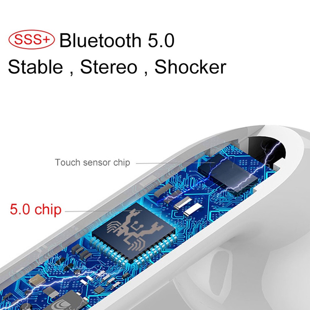 Tai Nghe Bluetooth 5.0 I12 Tws Kèm Hộp Sạc