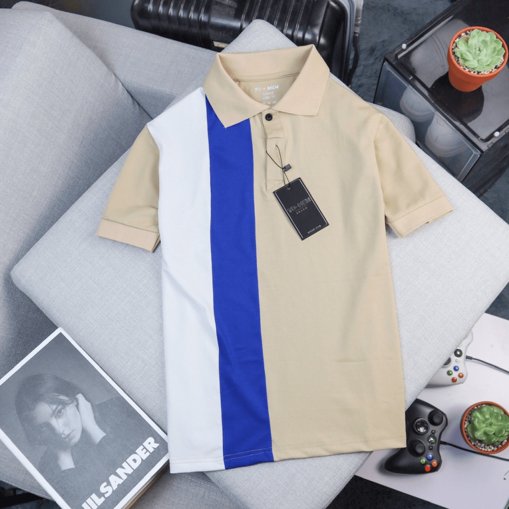 (HCM) ÁO THUN NAM POLO CỔ BẺ - THỜI TRANG NAM ĐẲNG CẤP - PHONG CÁCH LUXURY SIÊU XỊN CHO CÁC ANH EM KM FASHION