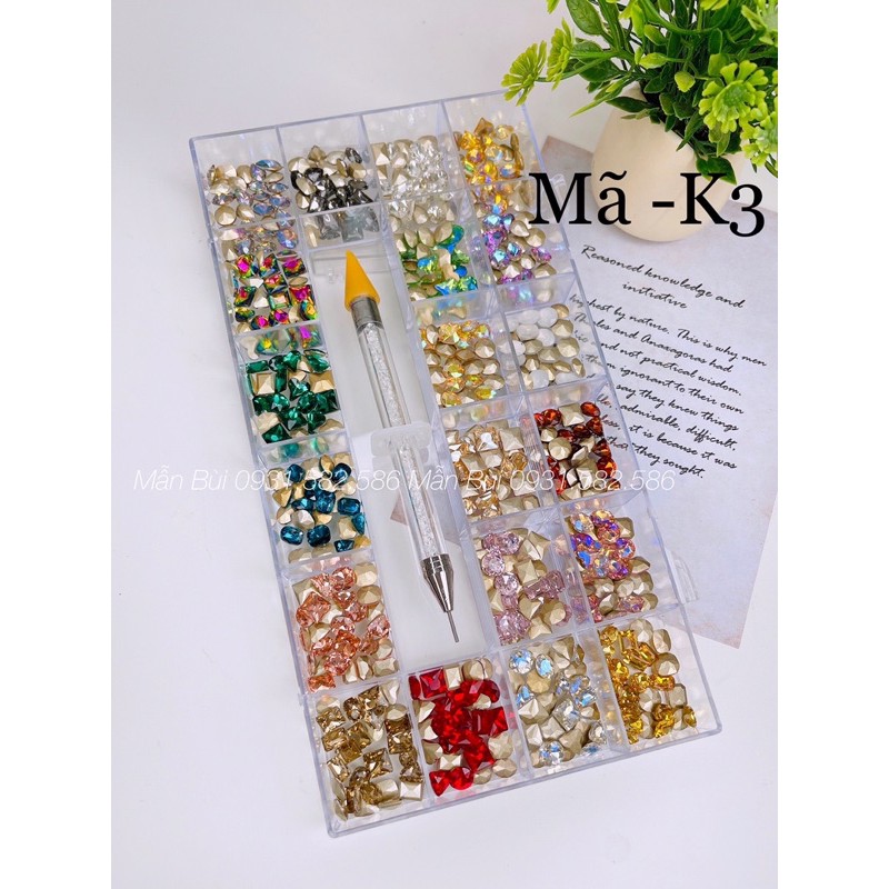 khay đá cao cấp 520v chân vàng cao cấp tặng kèm chấm đá xịn và keo 401