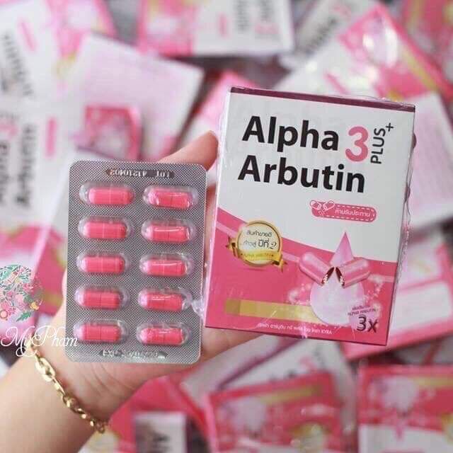 🎀😊Viên bột kích trắng da Alpha Arbutin Chính Hãng
