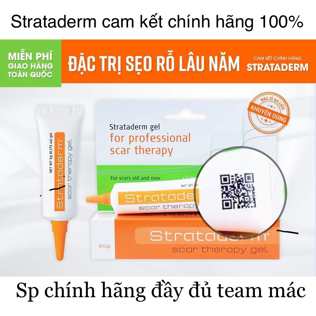 [CHÍNH HÃNG] Kem Xóa Sẹo Thâm / Rỗ / Lõm , Gel Hỗ Trợ Giảm Sẹo - Strataderm 10g | BigBuy360 - bigbuy360.vn