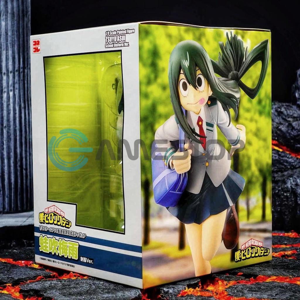 Chính hãng mô hình nhân vật tsuyu asui uniform ver dòng my hero academia 20cm 1/8 scale figure bellfine MHABF02