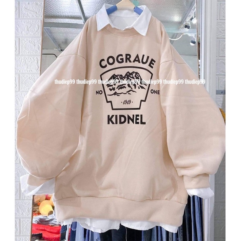 áo sweater nỉ ngoại KIDNEL