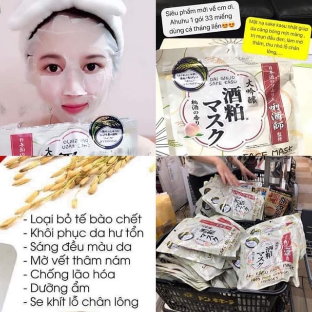 Combo 20 gói nạ sake