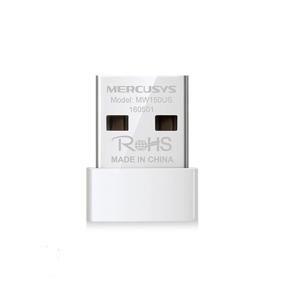 Bộ Thu Wifi Không Dây Chuẩn N Mini USB Mercusys MW150US-150Mbps-