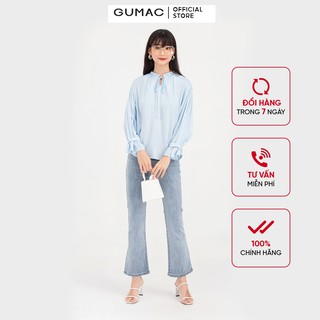 Quần jeans nữ ống loe GUMAC QJB771 form skiny trẻ trung