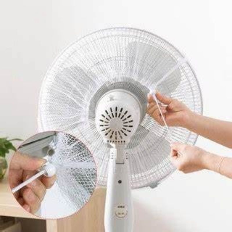 Bọc quạt chống kẹp tay,an toàn cho bé sz to 50cm E3