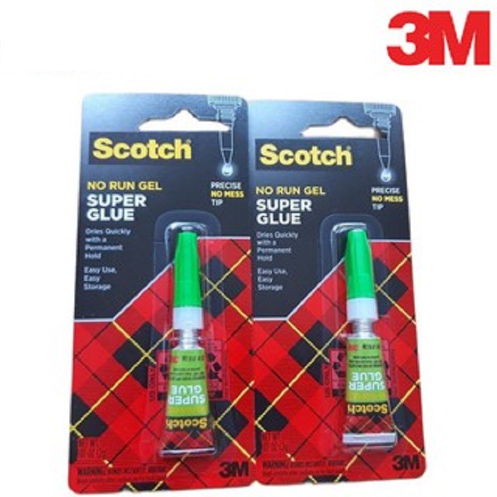 { SIÊU DÍNH }Keo dán đa năng nhanh khô siêu dính 3M Scotch AD113 2gram phù hợp cho gia đình hoặc văn phòng sử dụng