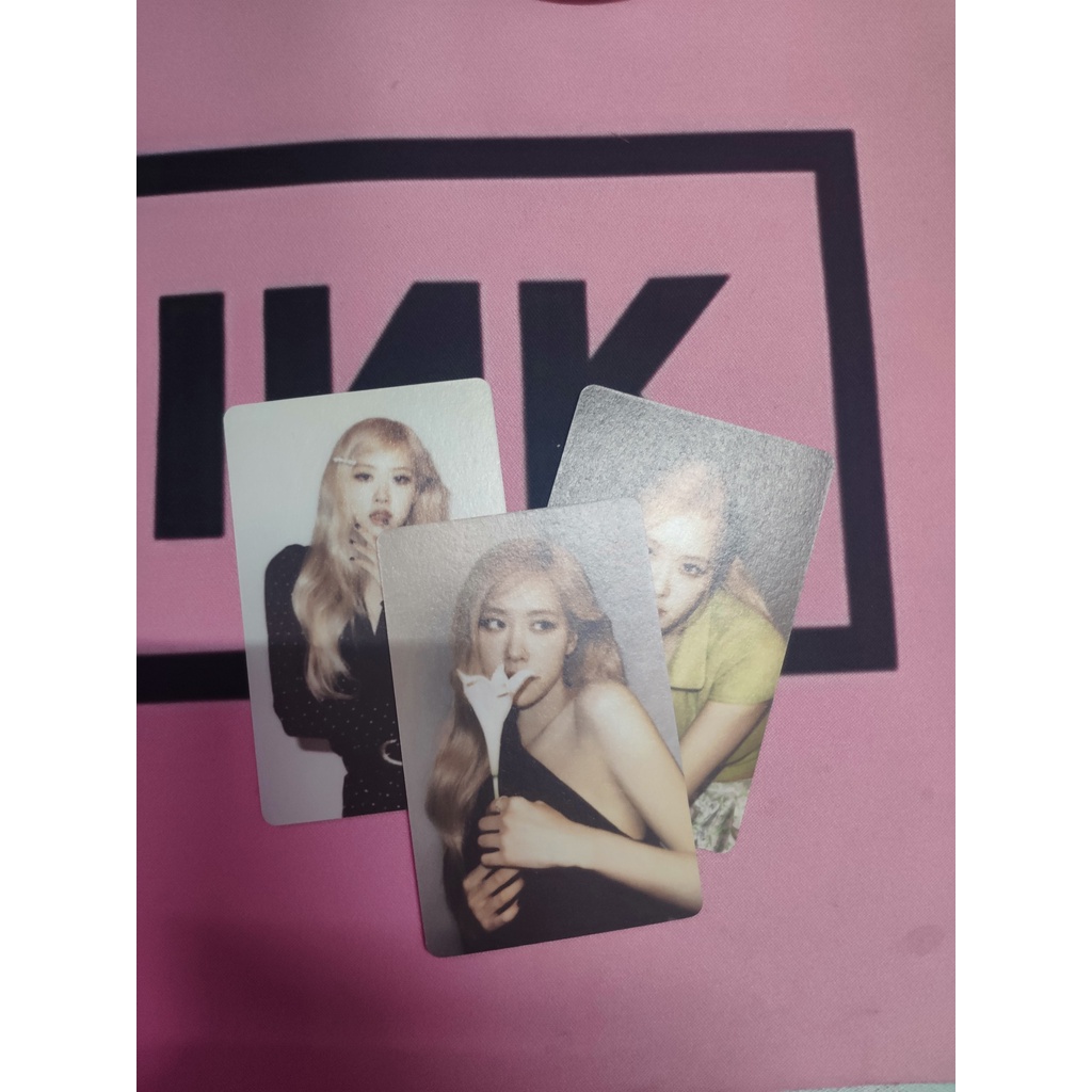 Photocard trong welcoming colection 2022 BLACKPINK official