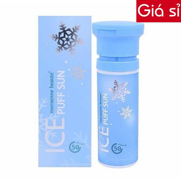 KEM CHỐNG NẮNG ICE PUFF SUN MERSENNE BEAUTE PHA LÊ TUYẾT