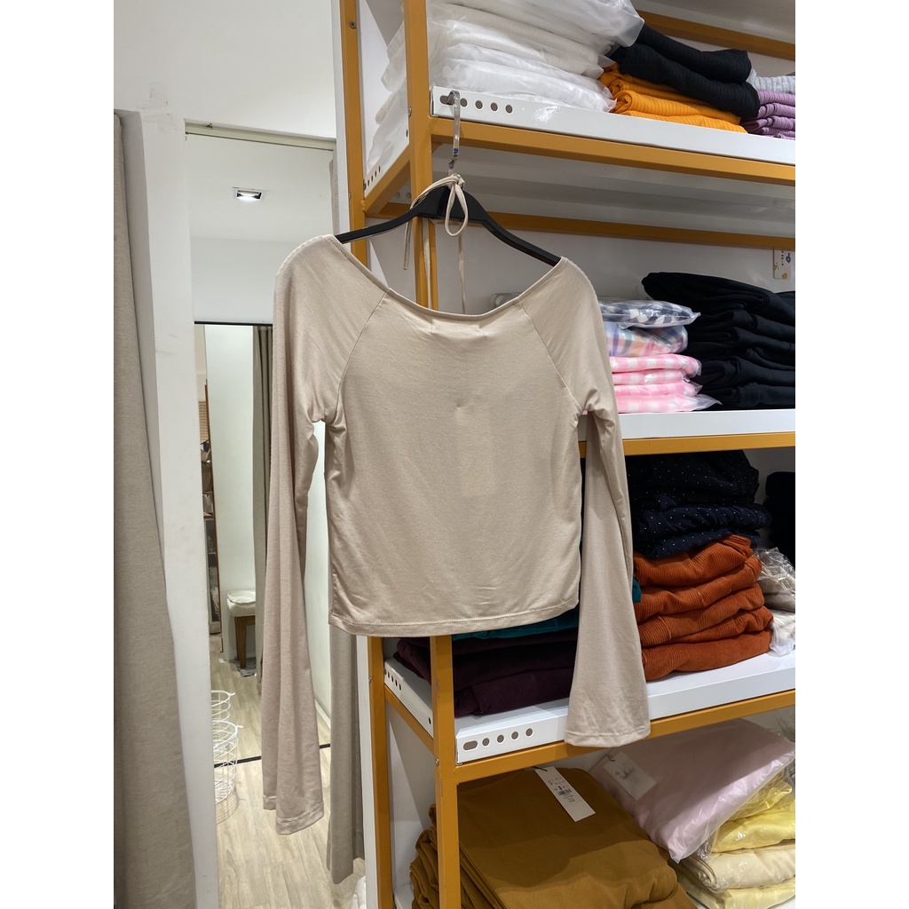 GingerBear - Áo Croptop Tay Dài - Chocopie Top ( Có Ảnh Chụp Tại Cửa Hàng )