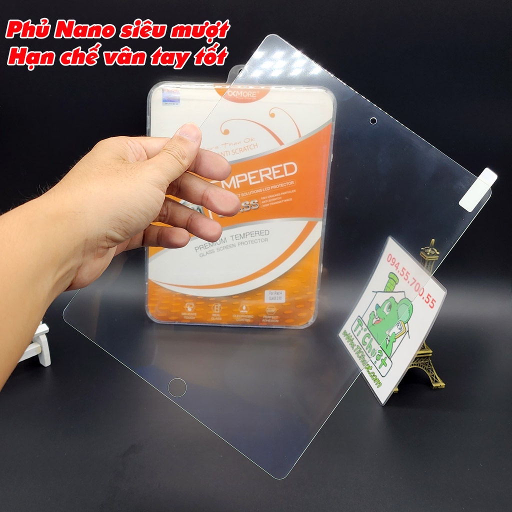 [Chính Hãng OKMore] Kính CL iPad 2/ 3/ 4 Cường Lực 9H Mài Cạnh 2.5D