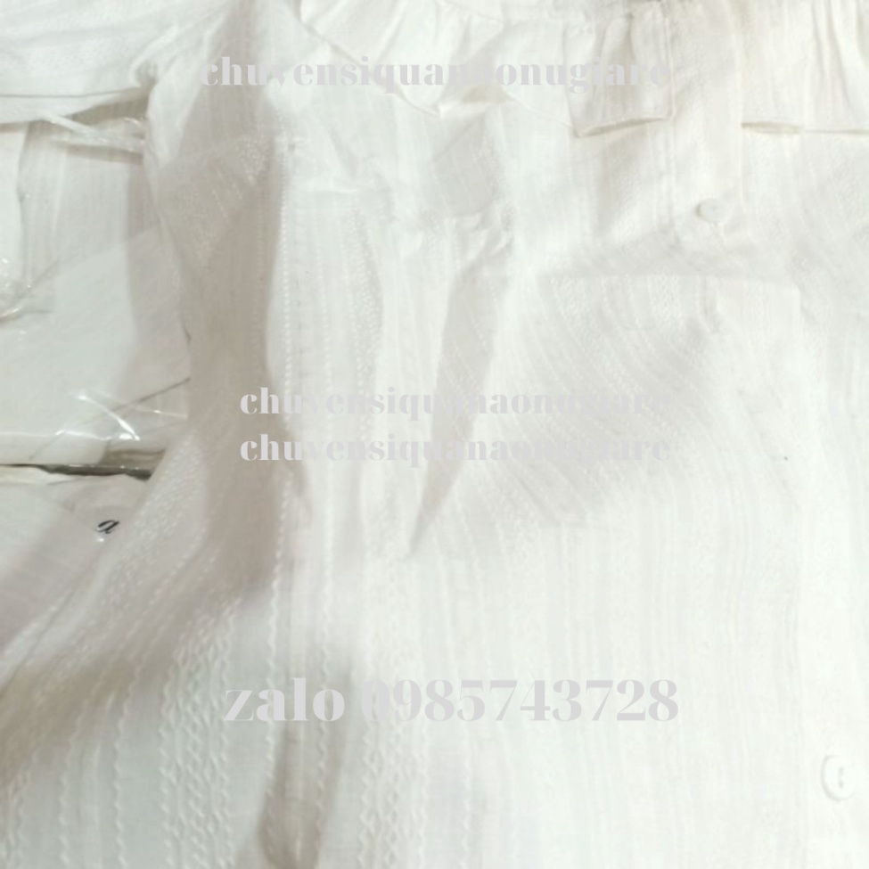 áo sơ mi viền bèo công sở ngắn tay chuyensiquanaonugiare | BigBuy360 - bigbuy360.vn