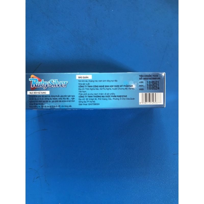 An toàn cho bé Ruby silver 20g