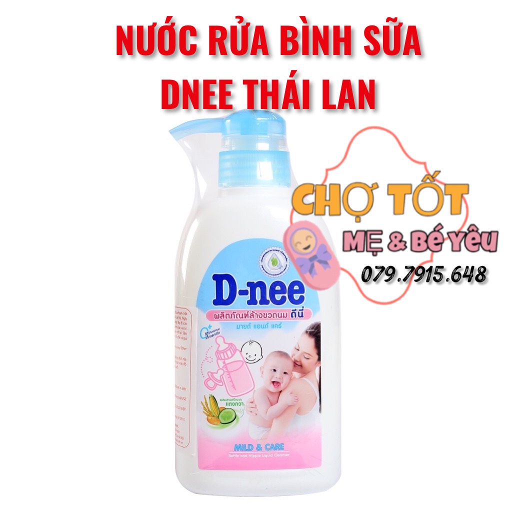 Nước Rửa Bình Sữa Dnee, Nước Rửa Bình Sữa Cho Bé Thái Lan (DNEE CHAI VÒI 500ML)