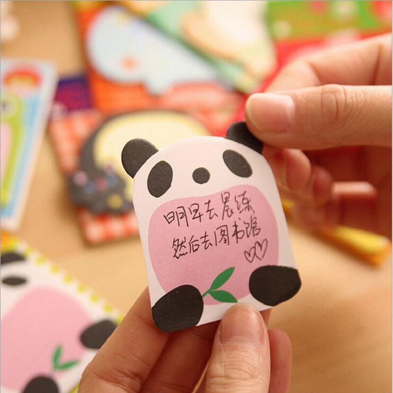 Tập Giấy Ghi Chú Hoạ Tiết Động Vật Dễ Thương
