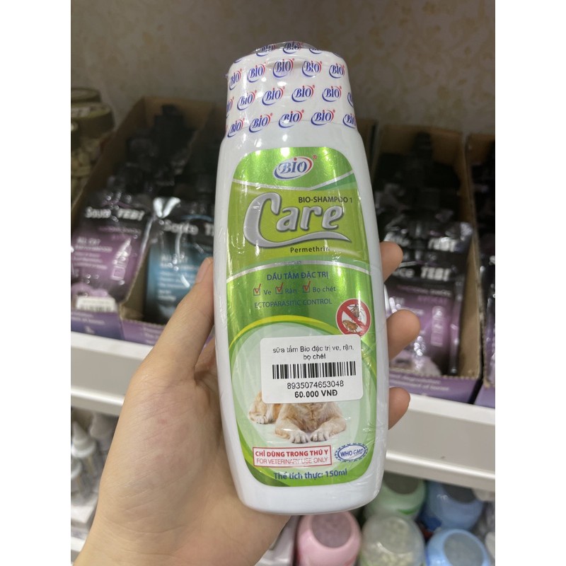 sữa tắm đặc trị rận, ve, bọ chét